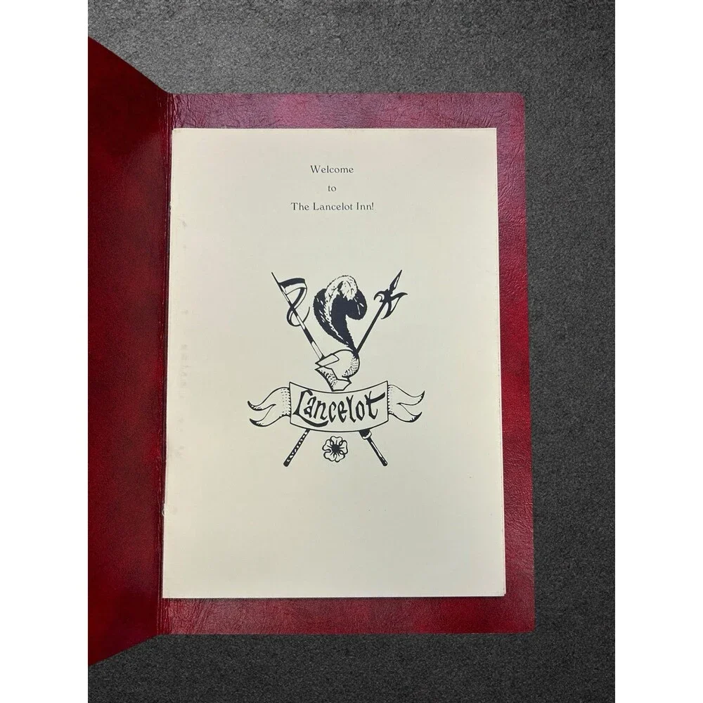 Vintage The Lancelot Inn Menu Vail Colorado Retro 1970s Restaurant Ephemera